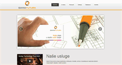 Desktop Screenshot of gama-futura.hr